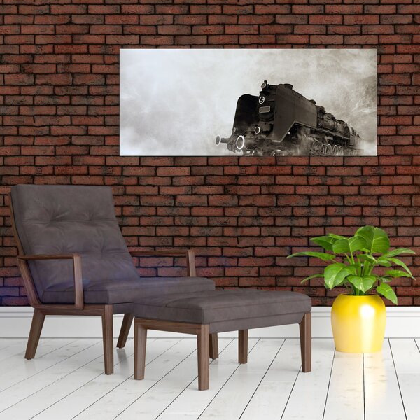 Slikanje - Vlak u magli (120x50 cm)