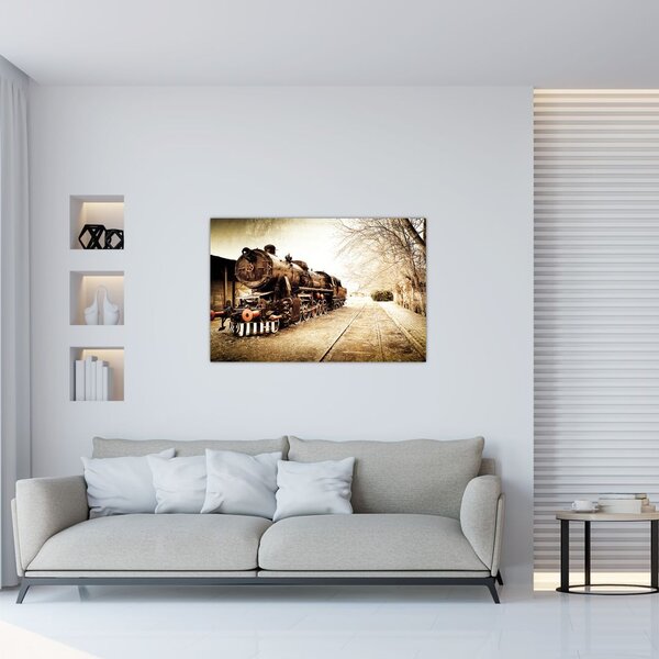 Slika - Povijesna lokomotiva (90x60 cm)