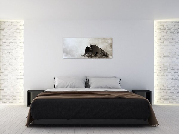 Slikanje - Vlak u magli (120x50 cm)