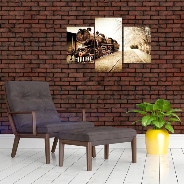 Slika - Povijesna lokomotiva (90x60 cm)