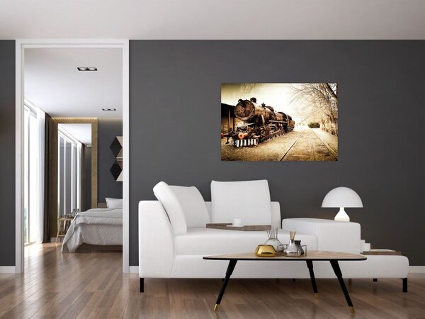 Slika - Povijesna lokomotiva (90x60 cm)