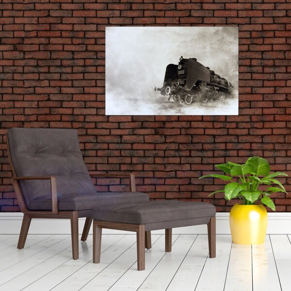 Slikanje - Vlak u magli (90x60 cm)