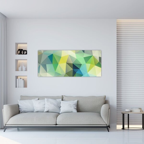Slika geometrijske apstrakcije (120x50 cm)