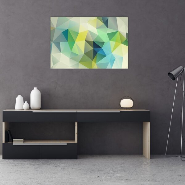 Slika geometrijske apstrakcije (90x60 cm)