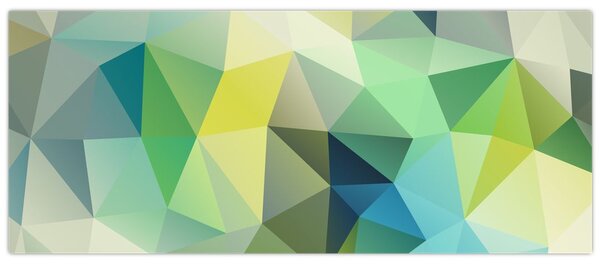 Slika geometrijske apstrakcije (120x50 cm)