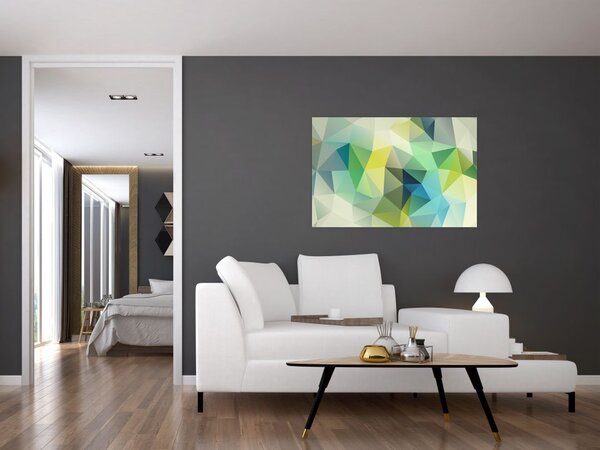 Slika geometrijske apstrakcije (90x60 cm)