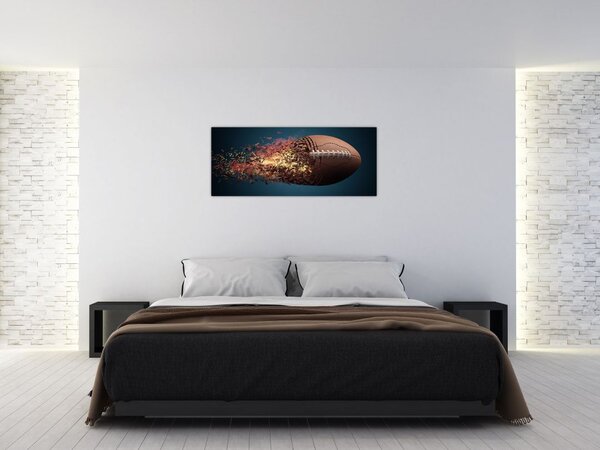 Slika - Ragbi lopta u akciji (120x50 cm)