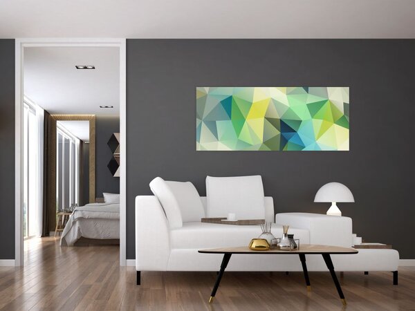 Slika geometrijske apstrakcije (120x50 cm)