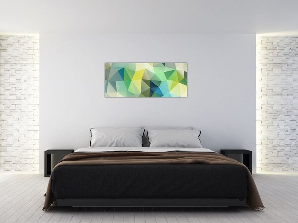 Slika geometrijske apstrakcije (120x50 cm)