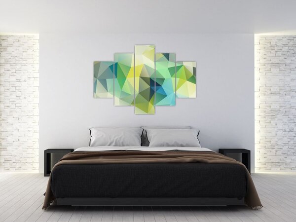 Slika geometrijske apstrakcije (150x105 cm)