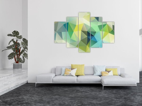 Slika geometrijske apstrakcije (150x105 cm)