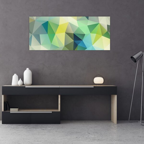 Slika geometrijske apstrakcije (120x50 cm)