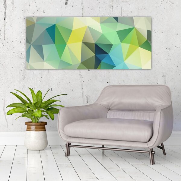 Slika geometrijske apstrakcije (120x50 cm)