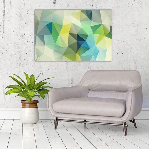 Slika geometrijske apstrakcije (90x60 cm)
