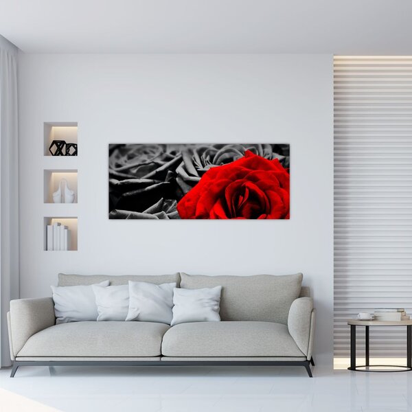 Slika - Cvjetovi ruže (120x50 cm)