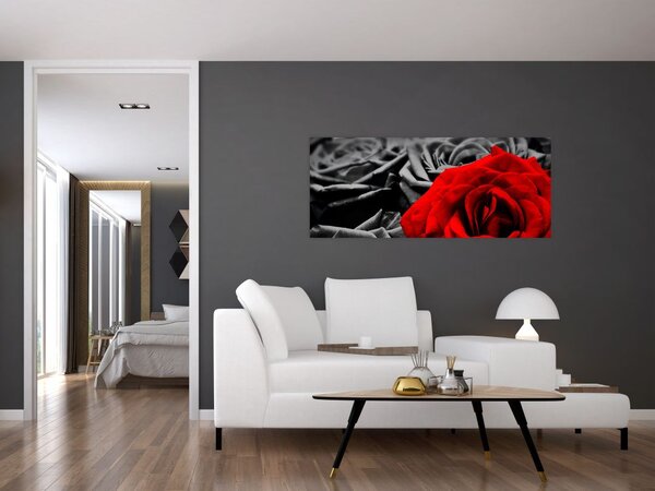Slika - Cvjetovi ruže (120x50 cm)