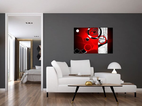 Slika apstrakcije (90x60 cm)