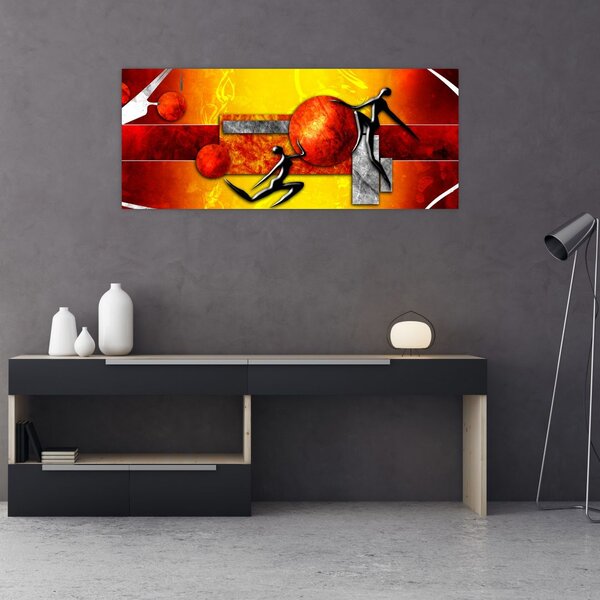 Slika -Naslikan prikaz čovječanstva (120x50 cm)
