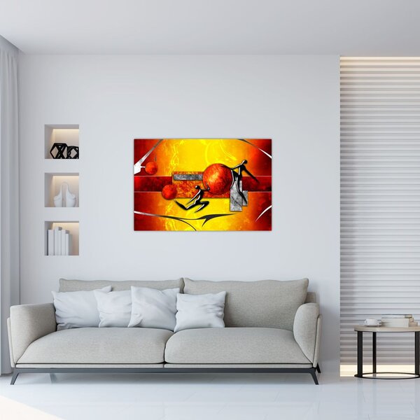 Slika -Naslikan prikaz čovječanstva (90x60 cm)