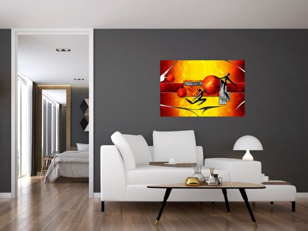 Slika -Naslikan prikaz čovječanstva (90x60 cm)