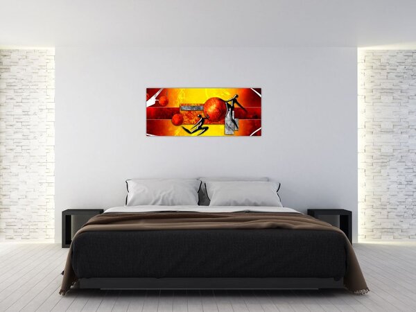 Slika -Naslikan prikaz čovječanstva (120x50 cm)