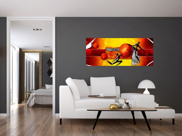 Slika -Naslikan prikaz čovječanstva (120x50 cm)