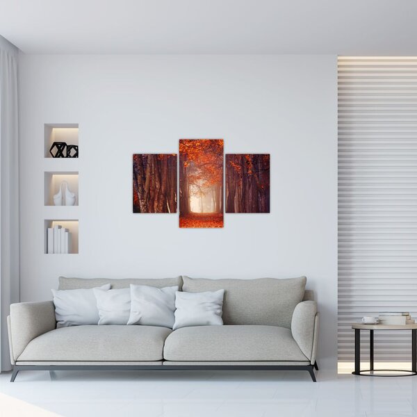 Slika - Jesenska šuma (90x60 cm)