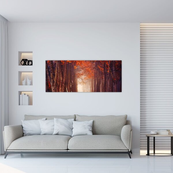 Slika - Jesenska šuma (120x50 cm)