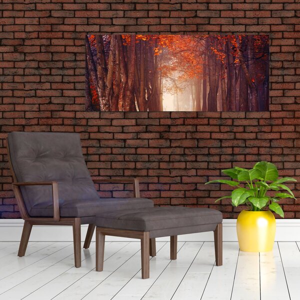 Slika - Jesenska šuma (120x50 cm)