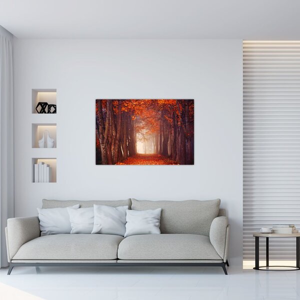 Slika - Jesenska šuma (90x60 cm)