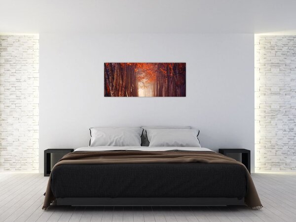 Slika - Jesenska šuma (120x50 cm)