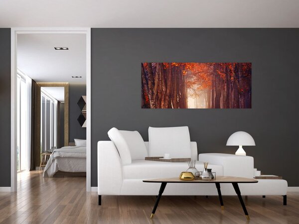 Slika - Jesenska šuma (120x50 cm)
