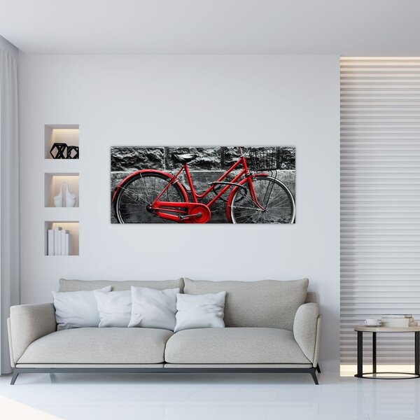 Slika - Povijesni bicikl (120x50 cm)