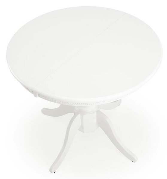 Blagovaonski stol na razvlačenje 90-124 cm Ferrara (bijela) (za 4 osobe)