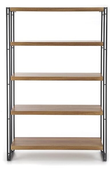 Zondo.hr Regal Booker (prirodno drvo + crna). 1048614