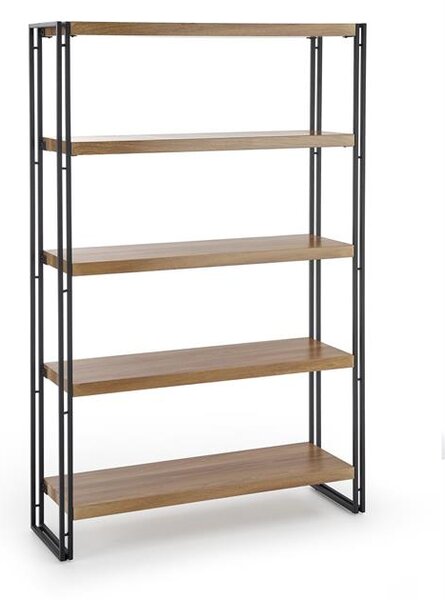 Zondo.hr Regal Booker (prirodno drvo + crna). 1048614