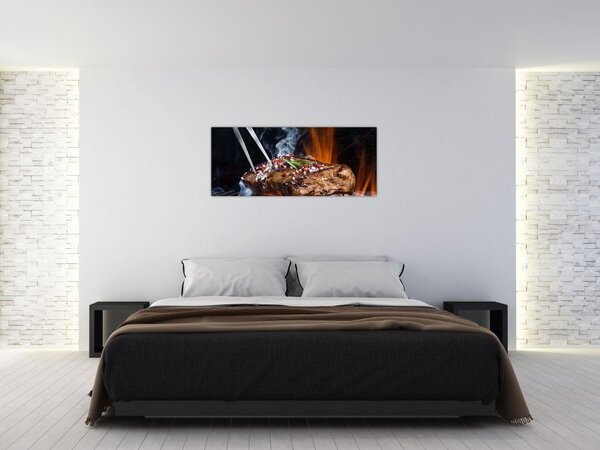 Slika odreska s roštilja (120x50 cm)