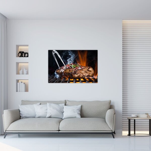 Slika odreska s roštilja (90x60 cm)