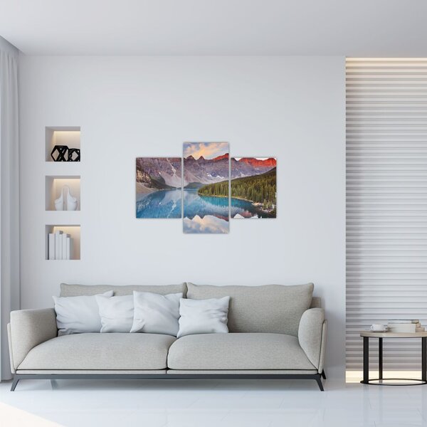 Slika - Planinski kanadski krajolik (90x60 cm)
