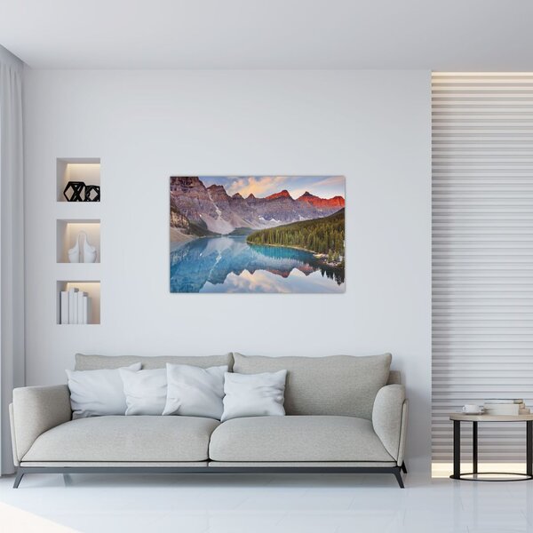 Slika - Planinski kanadski krajolik (90x60 cm)