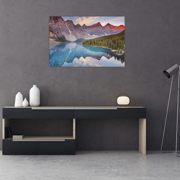 Slika - Planinski kanadski krajolik (90x60 cm)