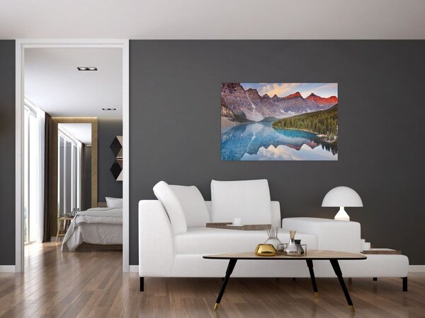 Slika - Planinski kanadski krajolik (90x60 cm)