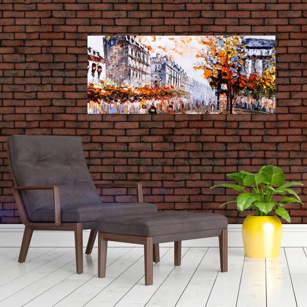 Slika - Gradski život (120x50 cm)