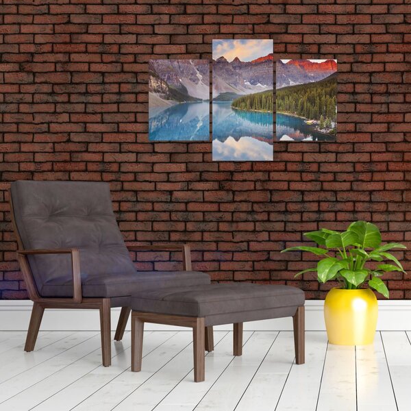 Slika - Planinski kanadski krajolik (90x60 cm)