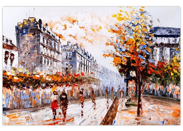 Slika - Gradski život (90x60 cm)