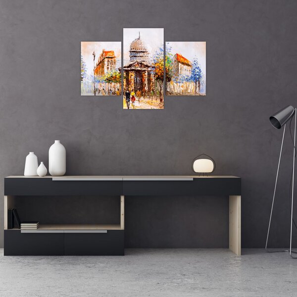 Slika - Naslikani gradski spomenik (90x60 cm)