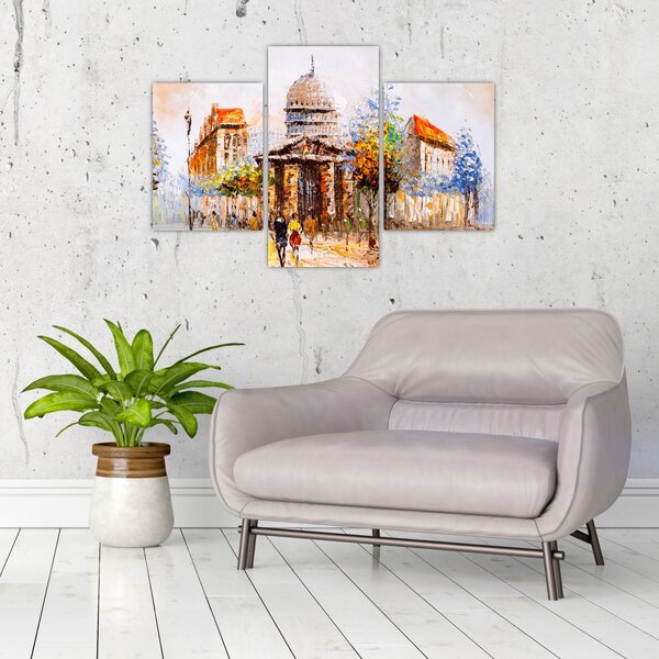 Slika - Naslikani gradski spomenik (90x60 cm)