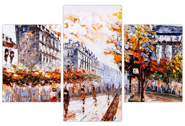 Slika - Gradski život (90x60 cm)