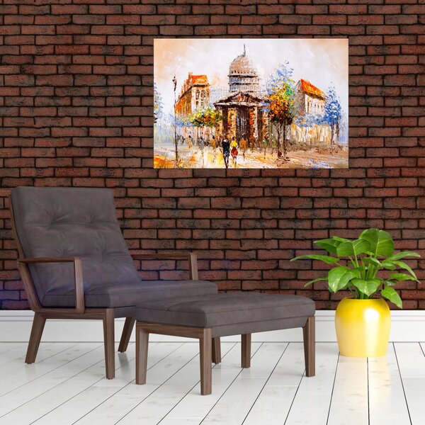 Slika - Naslikani gradski spomenik (90x60 cm)