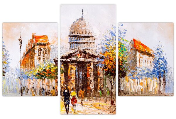 Slika - Naslikani gradski spomenik (90x60 cm)